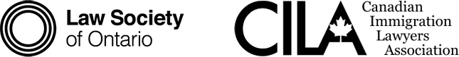 Law Society of Ontario and Canadian Immigration Lawyers Association member badges